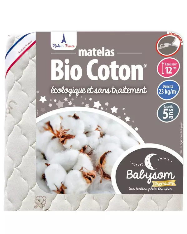 matelas bio coton babysom